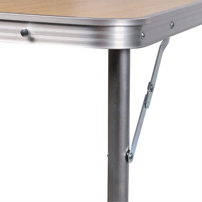 Campingtisch faltbar Farbe: hellbraun L:120cm B:60cm H:70cm