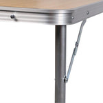 Campingtisch faltbar Farbe: hellbraun L:120cm B:60cm H:70cm