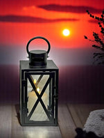 Laterne aus Metall antrazhit Farol