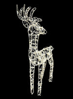 LED Rentier Outdoor aus Metall mit 600LED Micro LED Lichterkette und Metalldraht