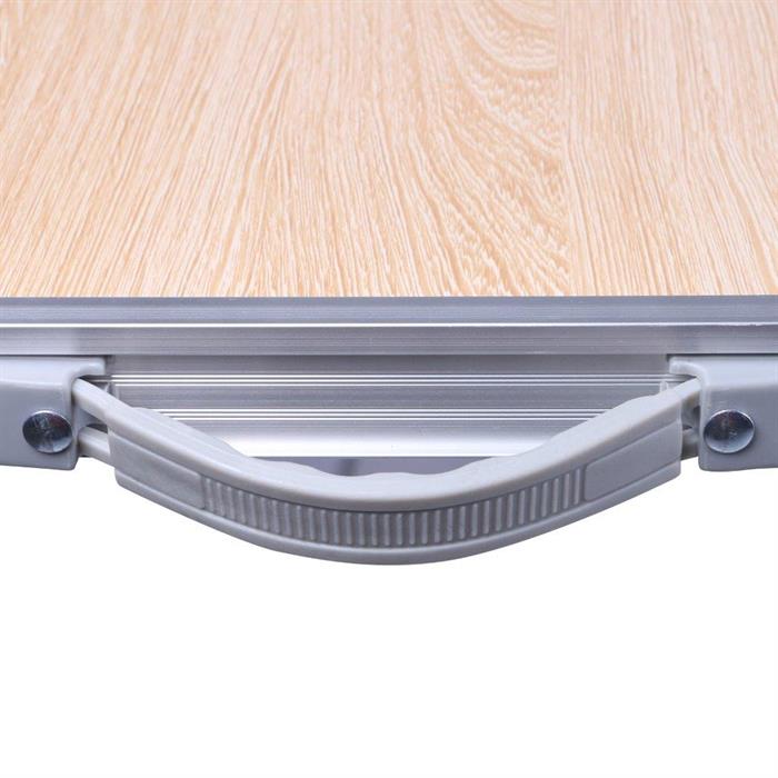 Campingtisch faltbar Farbe: hellbraun L:120cm B:60cm H:70cm