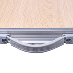 Campingtisch faltbar Farbe: hellbraun L:120cm B:60cm H:70cm