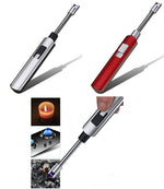 Lichtbogen USB-Stabfeuerzeug Flexi Farbe: Silber in Geschenkbox
