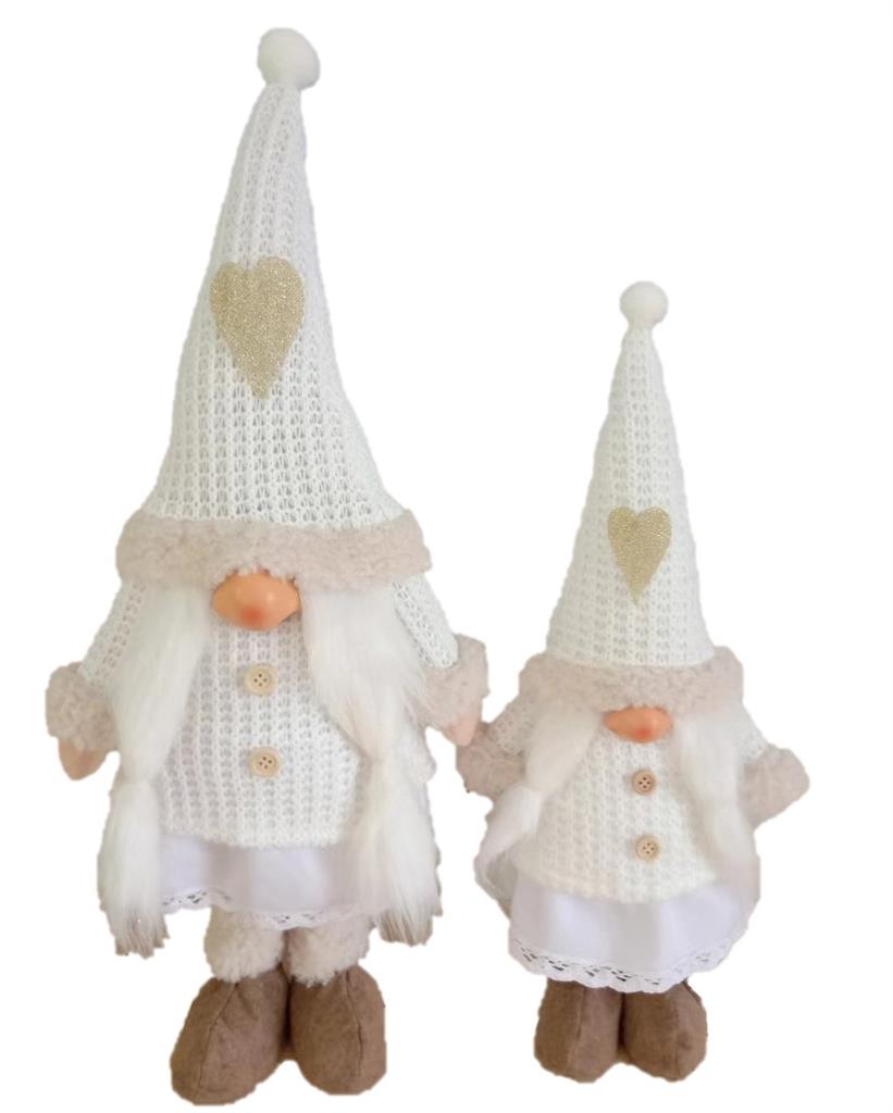 Deko Wichtel Santa 
stehend Mädchen
L:17cm B:23cm H:57cm