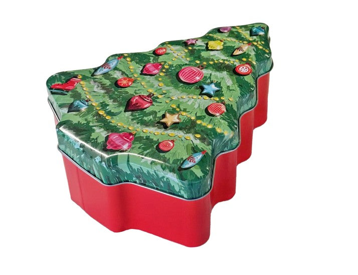 Guetzlidose XMAS Baum grün Weissblech