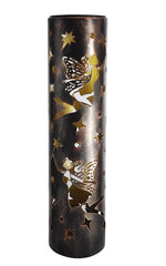 LED Solar Lampe aus Metall mit 1 LED zum Aufstellen oder Stecken D:8.7cm H:38cm