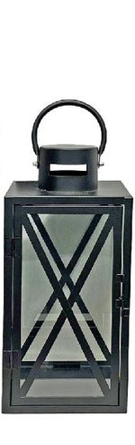 Laterne aus Metall antrazhit Farol