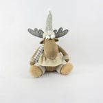 Deko Rentier Mädchen sitzend
Farbe: Braun / Grau