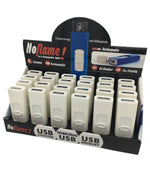 Feuerzeug mit Glühspirale USB Stick zum Aufladen Farbe: weiss im Display