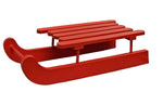 Deko Schlitten rot aus Holz