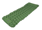Isomatte Luftmatratze aufblasbar mit eingebauter Fusspumpe Farbe Grün