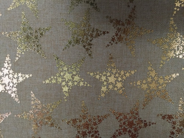 Dekostoff "imitiertes" Leinengewebe 
gold 36x300cm gerollt und 
geschnitten