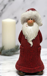 Deko Weihnachtsmann rot aus Polyresin H24.5cm