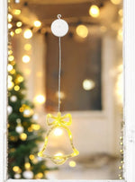 LED Glocke 10 LED für Fenster transparent leuchtend auf beiden Seiten