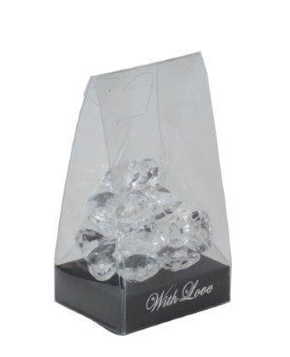Dekosteine Strass Herzen 
D 2cm Inhalt: 18 Stk