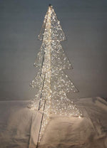 LED Tannenbaum Outdoor aus Metall mit 720LED Micro LED Lichterkette und Metalldraht