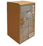 LED Solar Leuchte Gartenstecker aus Metall in Blau