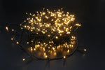 LED Outdoor Lichterkette 420 LED Warm weisses Licht L: 25m - Kabelfarbe: Grün