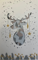 LED Adventskalender aus Holz 
befüllbar weiss mit 8 LED 
aufklappbar