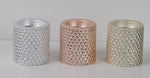 Teelichthalter aus Keramik
Design: gehämmertes Gold
D:7cm x H:7cm