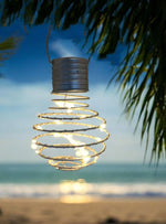 LED Solar Spiral Hängelampe
D:9cm mit 15 LED Microlight
Farbe: Weiss