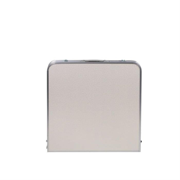 Campingtisch Set faltbar mit 4 Klappstühlen Farbe: Weiss