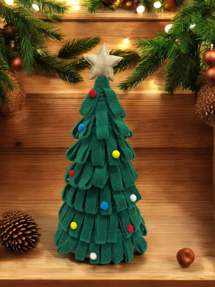 Deko Tannenbaum in Grün aus Filz H43cm