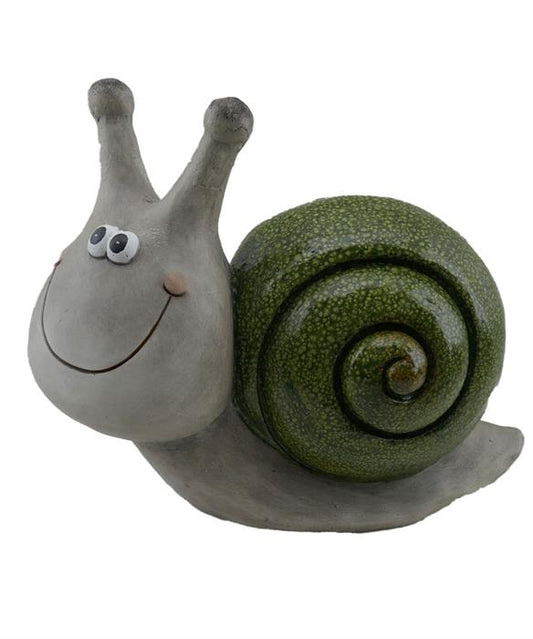 Deko Schnecke Magnesia 
12.5 x24 x19.3cm