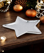 Deko Schale Stern
aus Keramik
Farbe: Silber
D:18cm x H:1.6cm