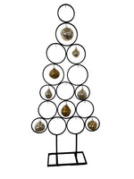 Deko Tannenbaum aus Metall schwarz H117.5cm