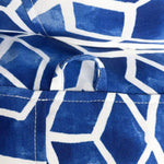 Sofa aufblasbar 105x88x72cm Farbe Design: Blau weiss Wetterfest und UV-Resistent