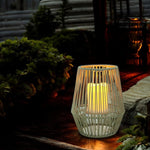 LED Solar Laterne Farbe: grau mit Solar Kerze weiss Grösse Laterne 20x20x25cm