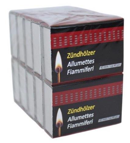 Zündhölzer Unilite Safety Matches 10 Pack 7,5x5x7cm
