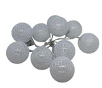 LED Lichterkette Cotton Ball "White" 
mit 10 LED 
L: 135cm
D: Kugeln 6cm