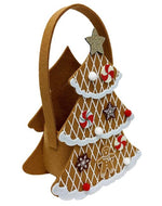Tasche Xmas aus Filz als Tannenbaum