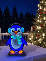 LED Figur Pinguin mit Infinity Effekt Outdoor