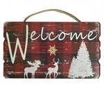 LED Bild aus Holz "Welcome"
mit 1 LED
mit Kordel zum Hängen
L:2.4cm B:40cm H:23cm