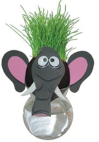 Graskopf Elefant 12.5x8cm