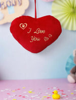 Kissen in Herzform gestickt I LOVE YOU Grösse: 40x45cm