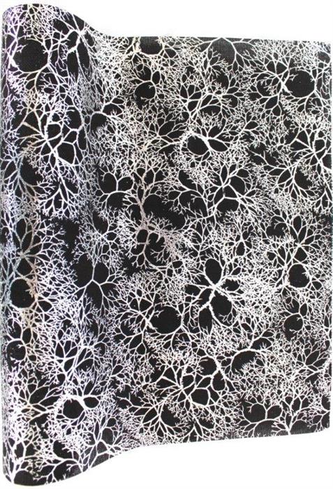 Dekostoff "imitiertes"Leinengewebe 
schwarz 36cm x 300cm gerollt und 
geschnitten
