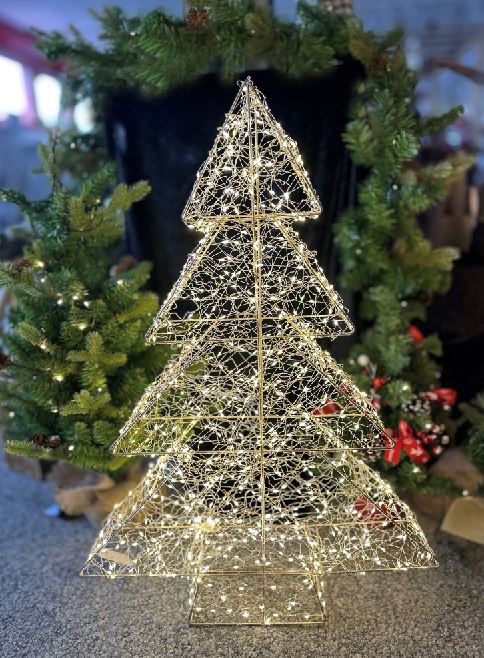 LED Tannenbaum Outdoor Micro LED Lichterkette und Metalldraht mit 720 LED H80cm