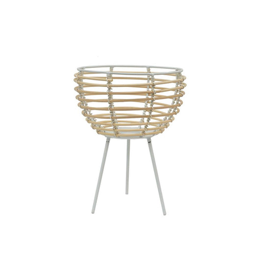 Kerzenhalter aus Rattan