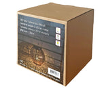 LED Solar Laterne Metall rund mit 1 LED Farbe: Bronze D:19.5cm H:18cm