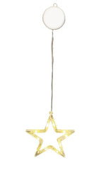 LED Stern mit 10 LED für Fenster transparent leuchtend auf beiden Seiten