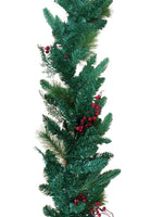 LED Outdoor Tannengirlande
mit 35 LED,
dekoriert mit Beeren
D: 28cm L: 270cm