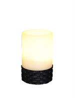 LED Solar Rattan Tisch Leuchte 
D7.6cm x H11.5cm