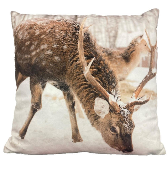 Kissen mit Hirsch Motiv