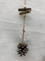 Deko Hänger aus Holz 
mit Weihnachtsmotiv Relief
L2cm x B28cm x H63cm