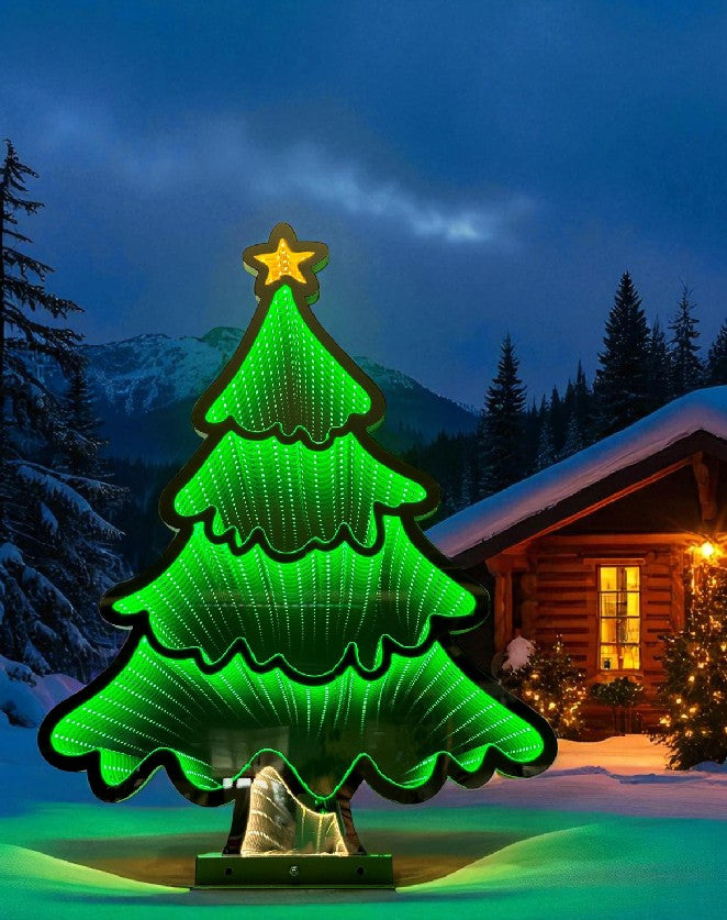 LED Figur Tannenbaum mit Infinity Effekt Outdoor