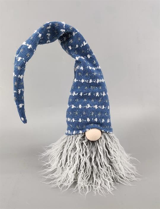 Deko Wichtel Santa 
Farbe: Blau
L:16cm B:19cm H:65cm